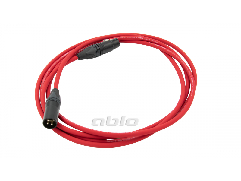 Gotowy kabel mikrofonowy SC Club Series MKII + Neutrik NC3FXX-BAG + Neutrik NC3MXX-BAG